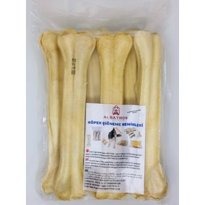 Albatros Store 27 cm Jumbo Mega Büyük Boy Köpek Çiğneme Kemirme Kemiği 6 Adet Toplam 1 Kilo/vakumlu Özel Ambalajda
