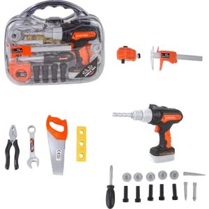 Tamir Çantası Oyuncak Çantalı 22 Parça Pilli Matkap