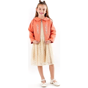 mevsimlik bolerolu tüllü yakalı lüks elbise takım