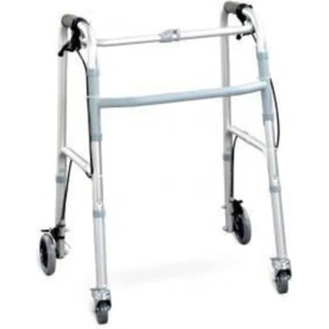 Walker Dört Tekerlekli Frenli Katlanır Hasta Yürüteç