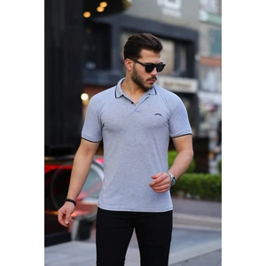 3A Moda Erkek Siyah Pamuk Serin Tutan Dar Kesim Polo Yaka T-Shirt
