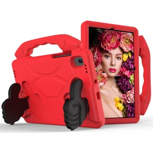 M.TK Moveteck Apple Ipad 7.8.9. Nesil 10.2 Uyumlu Kılıf Karakterli Emoji Desenli Elde Tutmalı Silikon Tablet Kılıfı Parmak Standlı Ibuy Like Parmaklı Eğlenceli Çocuk Kılıfı