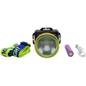 Güneş Enerjili Solar Şarjlı 60W Kutulu Avcı Kampçı Kafa Lambası