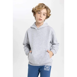 Erkek Çocuk Regular Fit Kapüşonlu Kalın SWEATSHIRT B2111A823WN