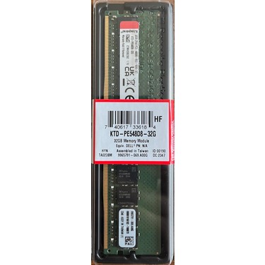 Kıngston 32GB 4800MHZ Ddr5 2rx8 Ecc Rdımm KTD-PE548D8-32G Fiyatı