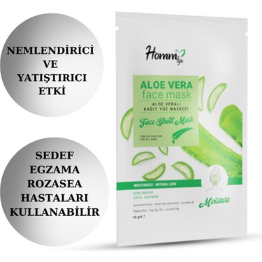 Homm Lfe Aloe Vera Kat Yz Maskesi (Yattrc ve Fiyat