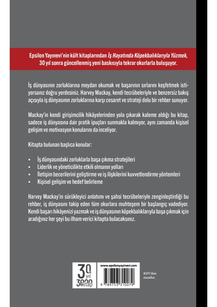 İş Hayatında Köpekbalıklarıyla Yüzmek-Harvey Mackay modelleri