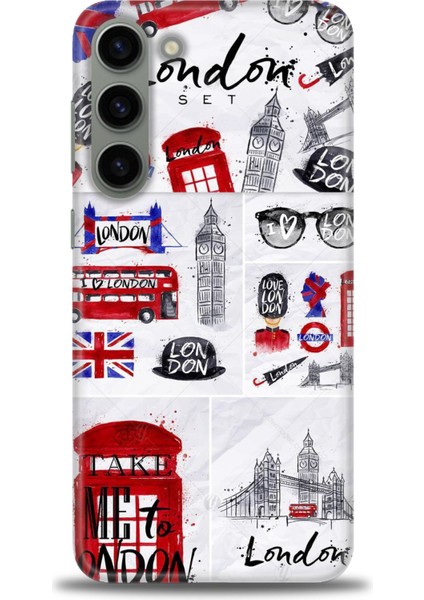Samsung Galaxy S23 Plus Kılıf Hd Baskılı - London Set