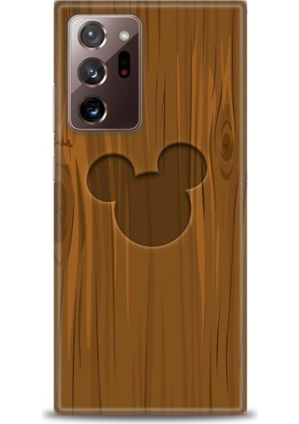 Samsung Galaxy Note 20 Ultra Kılıf Hd Baskılı - Ahşap Mickey