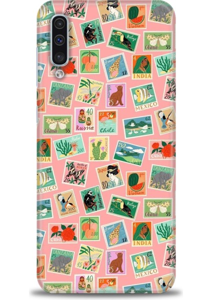 Samsung Galaxy A50 Kılıf Hd Baskılı - Pullar