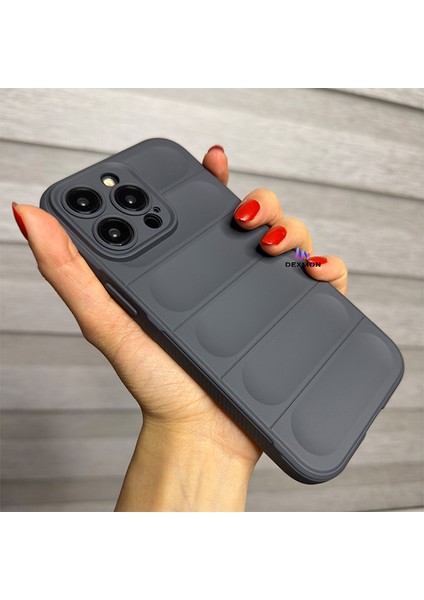 iPhone 15 Pro Max Uyumlu Kılıf Kamera Korumalı Mat Leke Yapmaz Elden Kaymaz Içi Kadife Silikon Kapak