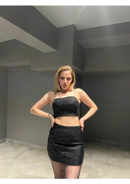 Pul Payetli Etekli Takım fiyatları