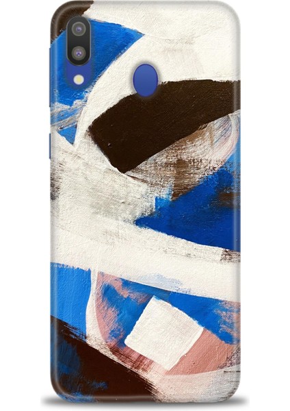 Samsung Galaxy A10S Kılıf Hd Baskılı - Siyah Mavi