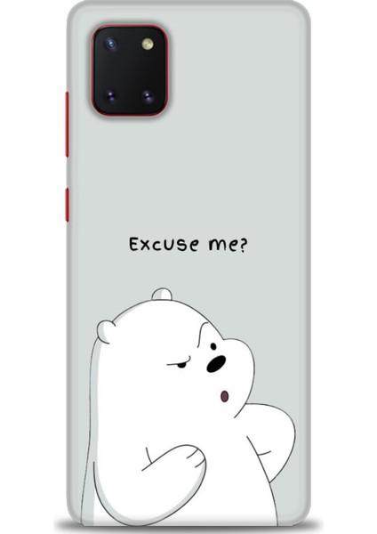 Samsung Galaxy A81 / Note 10 Lite Kılıf Hd Baskılı - Excuse Me