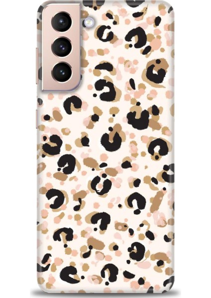 Samsung Galaxy S21 Kılıf Hd Baskılı - Leopar