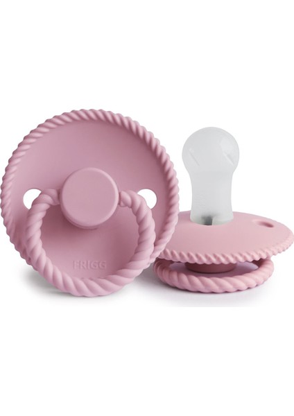 Frıgg Rope Silikon Emzik - Baby Pink 0-6 Ay