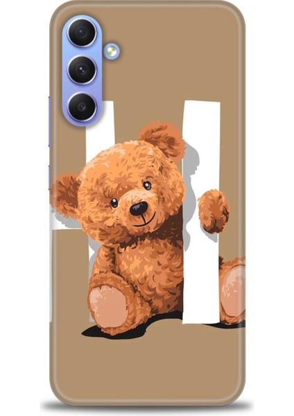 Samsung Galaxy A35 Kılıf Hd Baskılı - Teddy Hı