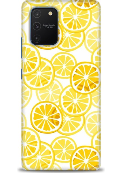 Samsung Galaxy A91 / S10 Lite Kılıf Hd Baskılı - Sarı