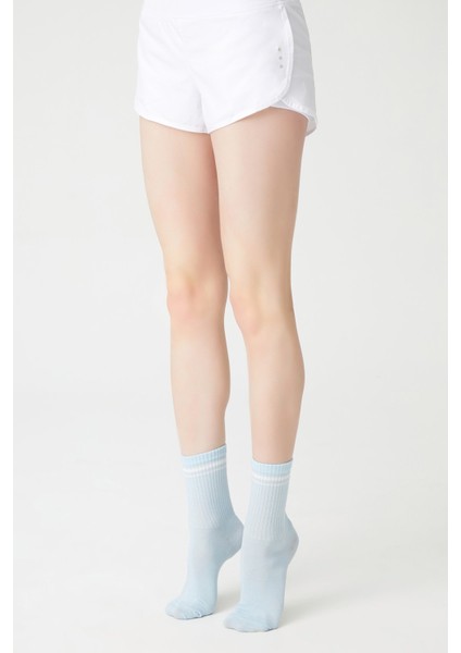 3 Çift Çok Renkli Pamuklu Orta Boy Retro Çorap Half Crew fiyatları