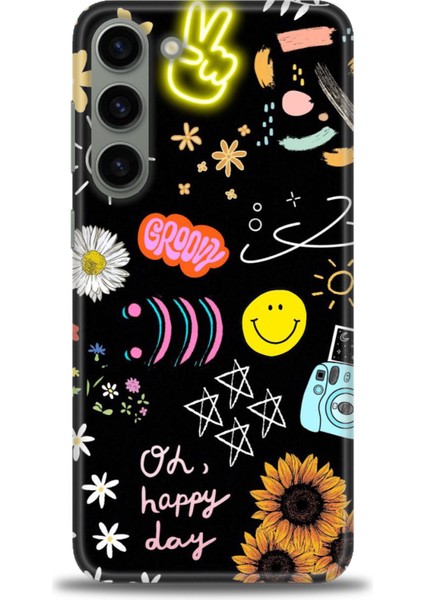 Samsung Galaxy S23 Kılıf Hd Baskılı - Happy Day