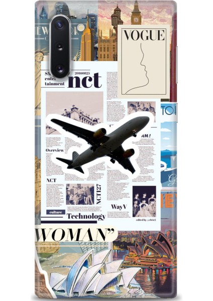 Samsung Galaxy Note 10 Kılıf Hd Baskılı - Net Woman