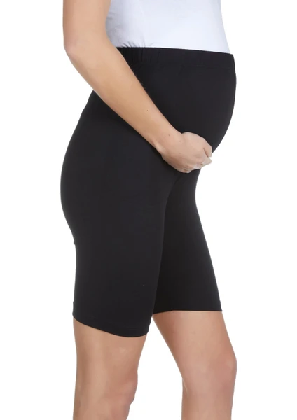 LuvmaBelly  Maternity 8028 Pamuklu Hamile Şort Tayt