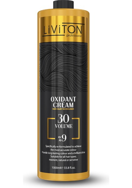 Professional 30 Volume %9 Oksidan Krem 1000 ml