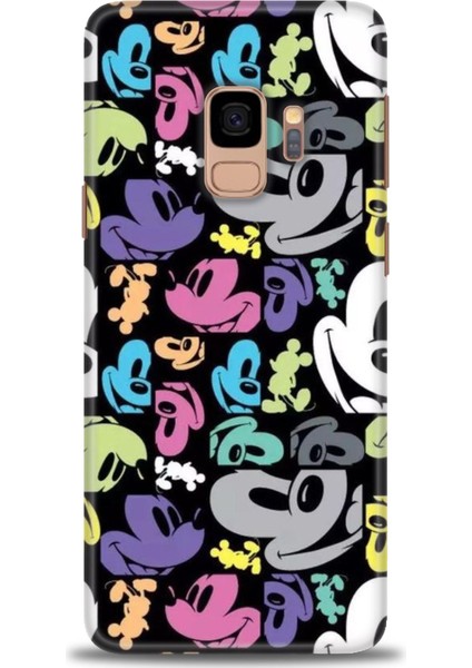Samsung Galaxy S9 Kılıf Hd Baskılı - Renkli Mouse