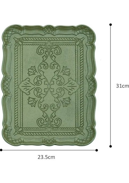 Mavi S Tarzı Nordic Wooden Tray Fruit Dessert Storage Tray Jewelry Cosmetics Organizers Retro Tea Plate (Yurt Dışından)
