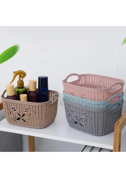 20X 12CM Rastgele 1 Adet Tarzı 1 Adet Banyo Çamaşır Sepeti Katlanabilir Örgü Taşınabilir Plastik Banyo Çamaşır Sepeti Yıkama Sepetini Birleştirin (Yurt Dışından)