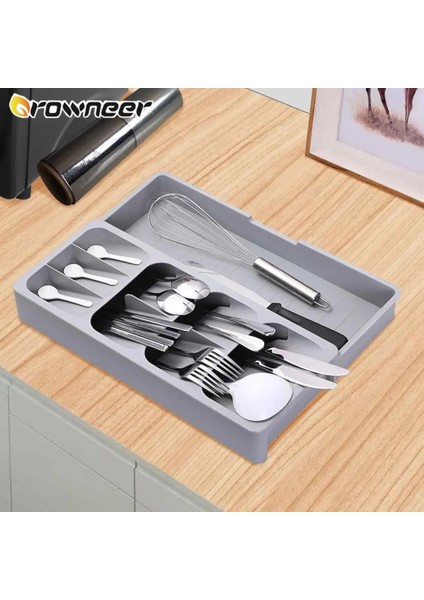 Stil 2 Gri Stil Çatal Bıçak Takımı Saklama Kutusu Kaşık Çatal Sofra Saklama Tepsisi Bıçak Tutucu Çekmece Organizatör Plastik Konteyner Mutfak Aksesuarları (Yurt Dışından) indirimleri