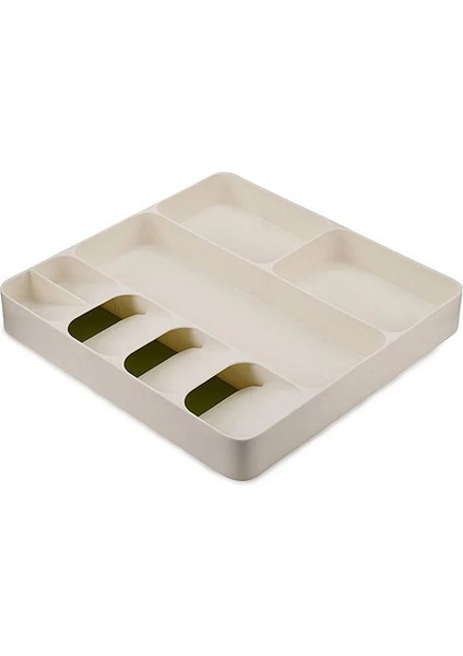 Stil 2 Beyaz Stil Çatal Bıçak Takımı Saklama Kutusu Kaşık Çatal Sofra Saklama Tepsisi Bıçak Tutucu Çekmece Organizatör Plastik Konteyner Mutfak Aksesuarları (Yurt Dışından)