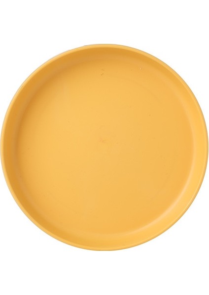 Sarı Yuvarlak Tabak Stili Plastic Plates Reusable ,unbreakable Sturdy Plastic Dinner Plates Bpa Free Dishwasher Safe For Home,kitchen,dinning, Outdoor Use (Yurt Dışından)