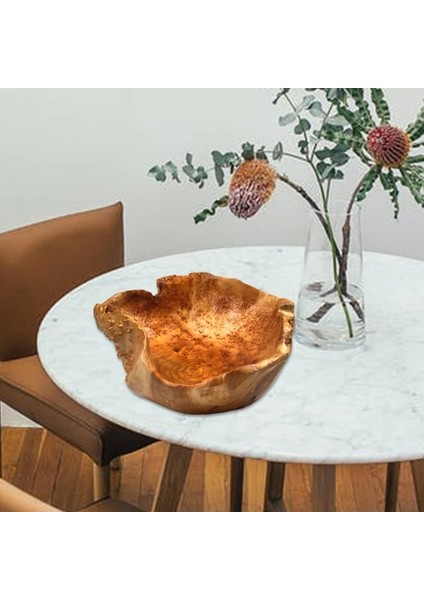 M Tarzı Ahşap Kase Meyve Tabağı El Yapımı Doğal Ahşap Salata Servis Tepsisi Suack Ekmek Tatlı Kaseleri Ev Dekorasyonu (Yurt Dışından) modelleri