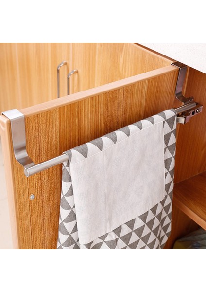 No.2 Tarzı Paslanmaz Çelik Banyo Havluluk Raf Standı Bar Dolap Kapı Asılı Tutucu Organizatör Standı Ev Mutfak Aksesuarları (Yurt Dışından)