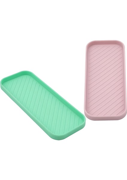 Pembe Stil Silikon Tahliye Tepsisi Sofra Su Bardağı Meyve Sebze Mutfak Lavabo Organizatör Depolama Tepsisi Süngerlik Sabunluk (Yurt Dışından) indirimleri