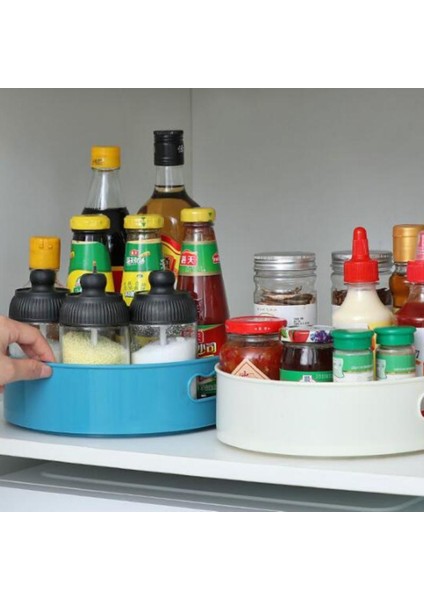 No.1 Tarzı Kaymaz Dönen Depolama Tepsisi Meyve Aperatif Kurutulmuş Depolama Plakası Mutfak Banyo Için Çok Fonksiyonlu Plastik Masaüstü Organizatör (Yurt Dışından) fırsatları