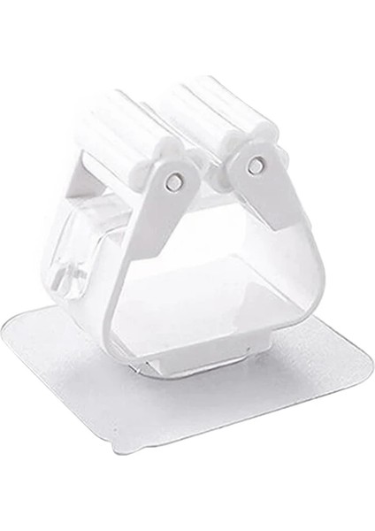 Beyaz Stil Kendinden Yapışkanlı Duvara Monte Paspas Klipsi Tutacağı Dikişsiz Süpürge Asma Braketi Depolama Rafları Banyo Mutfak Için Ev Aletleri (Yurt Dışından)