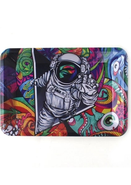Kalem Stili 8.7 '' Manyetik Kapaklı Küçük Metal Ot Haddeleme Tepsileri Tütün Herb Sigara Ortak Ön Silindir Plakası Sigara Aksesuarları (Yurt Dışından)