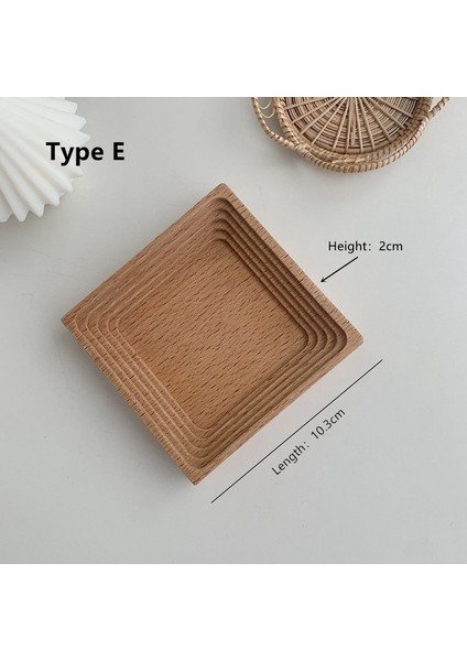 E Stili Cutelife Ins Iskandinav Masa Ahşap Kahve Tepsisi Şarap Yemek Kek Mutfak Depolama Tepsisi Organizatör Takı Servis Tepsisi Dekorasyon Ev (Yurt Dışından)