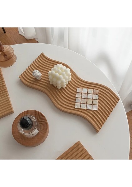 E Stili Cutelife Ins Iskandinav Masa Ahşap Kahve Tepsisi Şarap Yemek Kek Mutfak Depolama Tepsisi Organizatör Takı Servis Tepsisi Dekorasyon Ev (Yurt Dışından) indirimleri