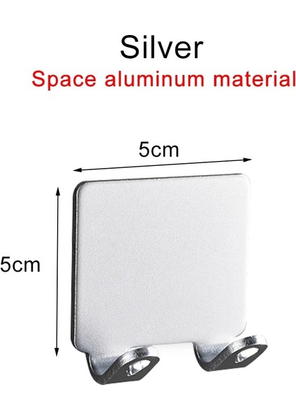 A Tipi Gümüş 1 Pc Stili Pcs Punch Ücretsiz Tıraş Jilet Tutucu Erkekler Tıraş Makinesi Depolama Kanca Duvar Raf Banyo Jilet Raf Duvar Mutfak Aksesuarları (Yurt Dışından)