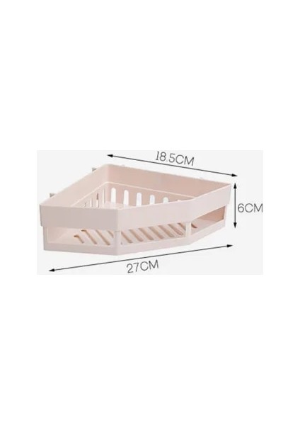 Gri Stil Sıcak Banyo Köşe Rafları Şampuan Tutacağı Mutfak Depolama Rafı Karışıklık Duş Düzenleyici Duvar Tutacağı Space Saver Ev Eşyaları (Yurt Dışından) fırsatları