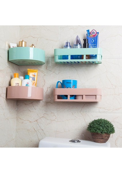 B2 Stili 1 Parça Banyo Rafı Banyo Yapıştırıcı Depolama Raf Kancaları Mutfak Ev Dekorasyon Köşe Duş Rafı Raf Depolama Raf Organizatör (Yurt Dışından) modelleri