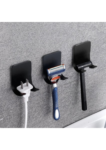 B Gül Altın 2 Adet Tarzı Unch Ücretsiz Tıraş Jilet Tutucu Erkekler Tıraş Makinesi Depolama Kancası Duvar Rafı Banyo Jilet Rafı Duvar Mutfak Aksesuarları#w (Yurt Dışından) indirimleri