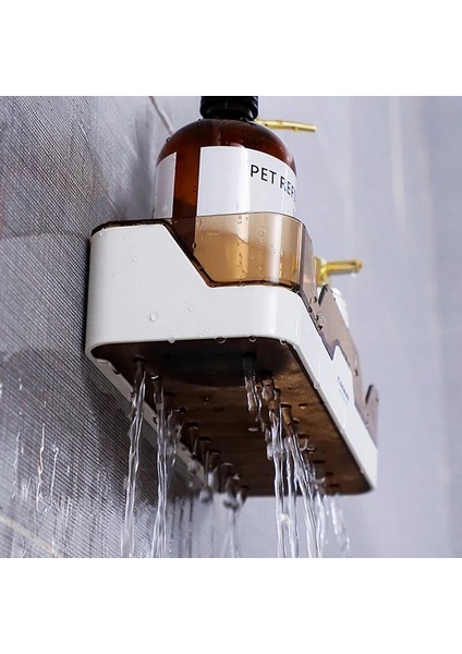 Altın-No Logo Stili Duvara Monte Banyo Rafı Şampuan Depolama Plastik Depolama Rafı Mutfak Düzenleyici Banyo Aksesuarları Için Matkap Olmadan (Yurt Dışından) indirimleri