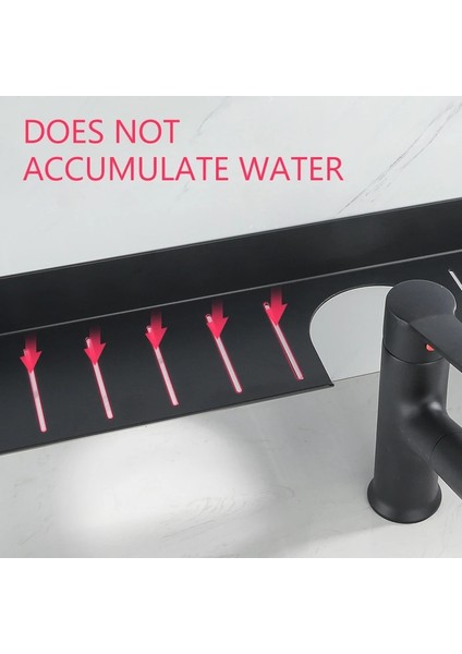 Siyah 30CM U Slot Stili Banyo Rafları, Paslanmaz Duş Alanı Alüminyum Banyo Rafı Kendinden Yapışkanlı Tutkallı Duvara Monte Depolama Rafları Düzenleyici (Yurt Dışından) modelleri