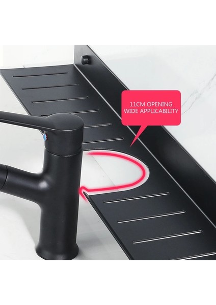 Siyah 30CM U Slot Stili Banyo Rafları, Paslanmaz Duş Alanı Alüminyum Banyo Rafı Kendinden Yapışkanlı Tutkallı Duvara Monte Depolama Rafları Düzenleyici (Yurt Dışından) indirimleri