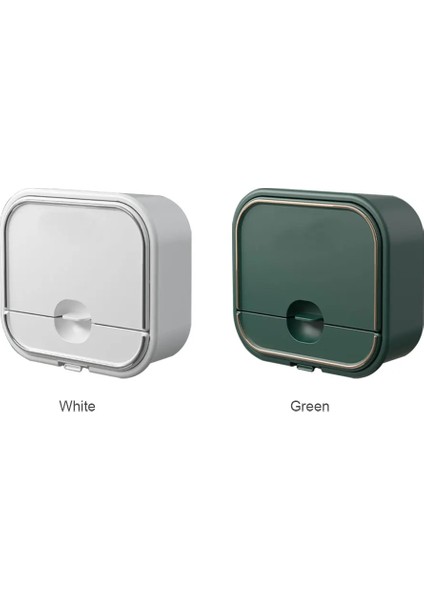 Beyaz Stil Kancalı Yerden Tasarruflu Depolama Kendinden Boşaltma Banyo Çift Katmanlı Kolay Temiz Duvara Monte Mutfak Toz Geçirmez Sabunluk Çevirme (Yurt Dışından) modelleri