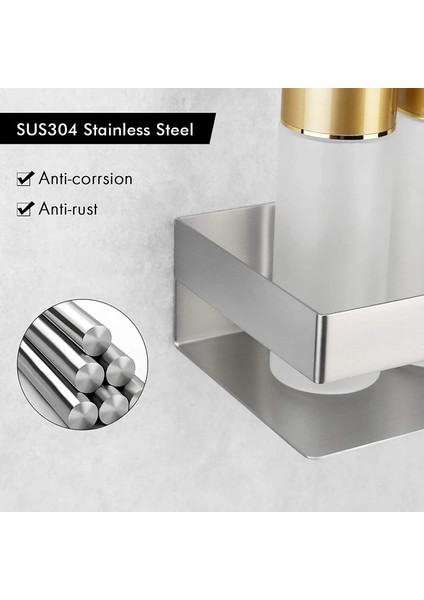 Gümüş 20 cm Stili Banyo Raf Raf Mutfak Duvar Rafları Banyo Havluluk Duş Depolama Sepeti Mutfak Organizatör Banyo Hradware Aksesuarları (Yurt Dışından) indirimleri